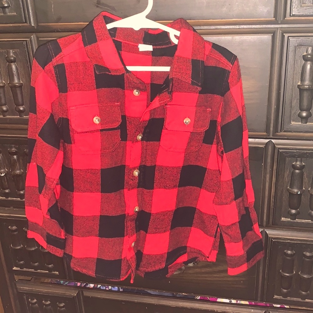Old Navy Plaid Button Up